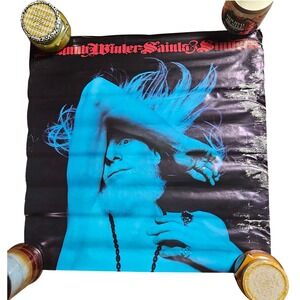 Johnny Winter Saints & Sinners 23x23 Original Album Promo Poster Vintage 1970s